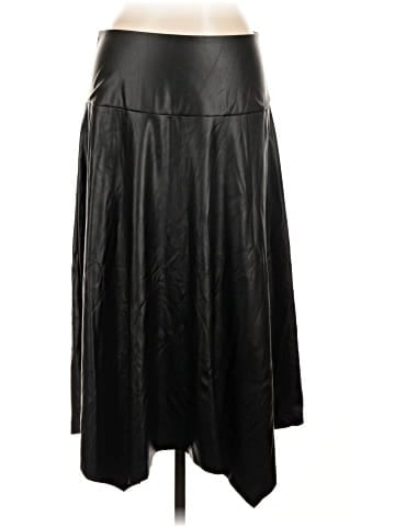 7 For All Mankind Faux Leather Skirt (view 1)