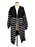 Fashion Nova Stripes Black Coat Size 1X - photo 1