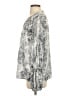 Vince Camuto 100% Polyester Silver Long Sleeve Blouse Size S - photo 5