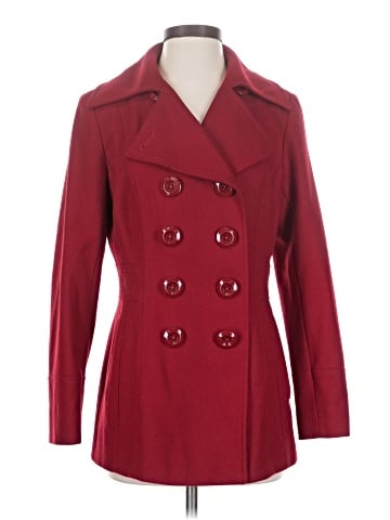 AK Anne Klein Wool Coat (view 1)