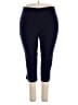 dalia Solid Blue Active Pants Size 18W - photo 1