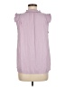 Ann Taylor LOFT 100% Polyester Purple Sleeveless Blouse Size M - photo 2