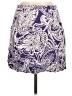 Ann Taylor LOFT Paisley Purple Casual Skirt Size 6 - photo 2