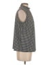 Elle Houndstooth Black Sleeveless Blouse Size S - photo 4