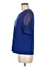 CeCe Blue Short Sleeve Top Size M - photo 5
