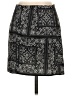 Re:named 100% Polyester Paisley Black Casual Skirt Size S - photo 2