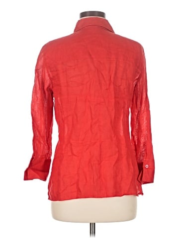 Linda Allard Ellen Tracy 3/4 Sleeve Button-Down Shirt (view 2)