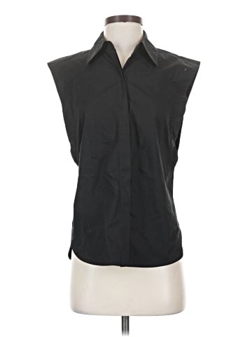 Express Sleeveless Button-Down Shirt (view 1)