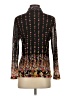 Assorted Brands Floral Black Long Sleeve Blouse Size 4 - photo 2