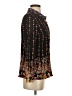 Assorted Brands Floral Black Long Sleeve Blouse Size 4 - photo 4