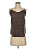 J.Crew 100% Polyester Brown Sleeveless Top Size 00 - photo 1