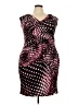 AA Studio AA Graphic Pink Cocktail Dress Size 18 - photo 1