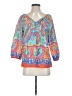Talbots 100% Cotton Blue 3/4 Sleeve Blouse Size S - photo 1