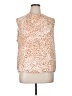 Calvin Klein 100% Polyester Tan Sleeveless Blouse Size XL - photo 1