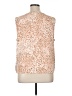 Calvin Klein 100% Polyester Tan Sleeveless Blouse Size XL - photo 2