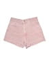 Zara Hearts Pink Denim Shorts Size 4 - photo 1