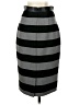 Banana Republic Stripes Gray Formal Skirt Size 0 - photo 2