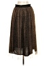 Joh 100% Polyester Animal Print Brown Casual Skirt Size S - photo 2