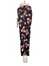 Island Traders 100% Rayon Floral Blue Casual Pants Size L - photo 5