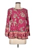 BeachLunchLounge Pink 3/4 Sleeve Blouse Size M - photo 1