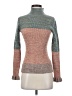 Ulla Johnson Color Block Brown Turtleneck Sweater Size S - photo 1