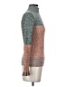 Ulla Johnson Color Block Brown Turtleneck Sweater Size S - photo 4
