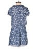 Divided by H&M 100% Polyester Floral Blue Romper Size 2 - photo 2