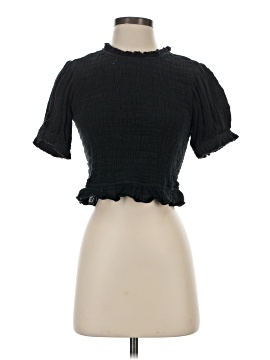 Free People Short Sleeve Turtleneck