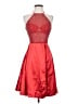Sherri Hill 100% Polyester Red Cocktail Dress Size 0 - photo 1