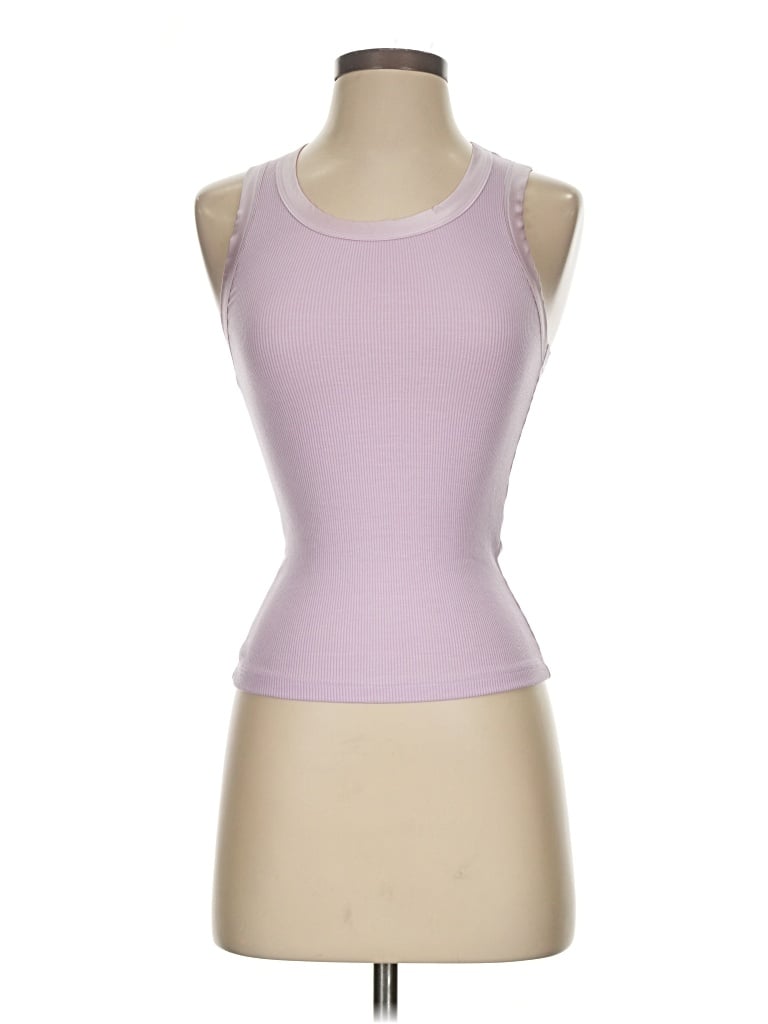 Pre-owned Bebe Sleeveless Top Purple Halter Neckline Tops