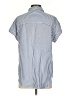 BeachLunchLounge Stripes Blue Short Sleeve Button-Down Shirt Size XS - photo 2