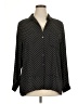 Chico's 100% Polyester Polka Dots Black Long Sleeve Blouse Size XL (3) - photo 1