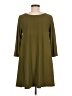 Leith Solid Green Casual Dress Size M - photo 2