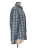MICHAEL Michael Kors 100% Cotton Plaid Blue Long Sleeve Button-Down Shirt Size M - photo 4