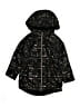 Penelope Mack 100% Polyester Hearts Black Coat Size 6 - photo 1