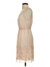 Max Studio Polka Dots Tan Casual Dress Size XS - photo 5