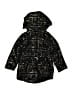 Penelope Mack 100% Polyester Hearts Black Coat Size 6 - photo 2