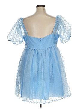 sugar thrillz green dress Sugar Thrillz Pleated Satin Dress With Peter Pan Collar main image 0