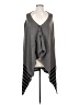 Autumn Cashmere Gray Brown Poncho Size S - photo 1