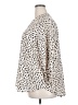 Lush 100% Polyester Animal Print Ivory 3/4 Sleeve Blouse Size 2X - photo 5