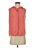 Ann Taylor LOFT 100% Polyester Orange Sleeveless Blouse Size XS - photo 1