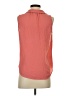 Ann Taylor LOFT 100% Polyester Orange Sleeveless Blouse Size XS - photo 2