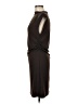 H&M Solid Brown Cocktail Dress Size M - photo 5