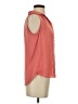 Ann Taylor LOFT 100% Polyester Orange Sleeveless Blouse Size XS - photo 4