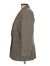 Halston 100% Wool Plaid Gray Wool Blazer Size 6 - photo 5