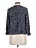 Assorted Brands 100% Rayon Polka Dots Blue 3/4 Sleeve Blouse Size L (estimated) - photo 2