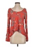 Billabong Orange Long Sleeve Blouse Size S - photo 1