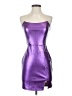 Bear Dance Metallic Purple Cocktail Dress Size S - photo 1