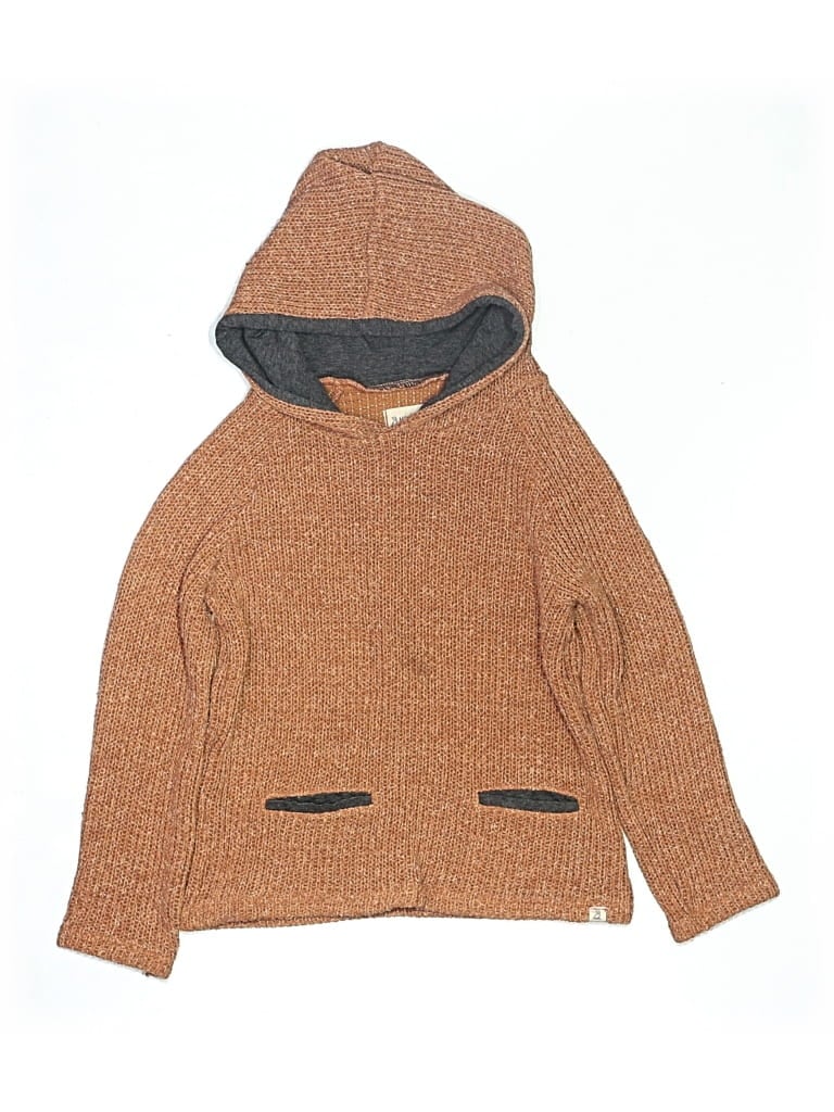 Pre-owned Me And Henry Kids' Pullover Sweater In Brown