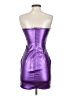 Bear Dance Metallic Purple Cocktail Dress Size S - photo 2